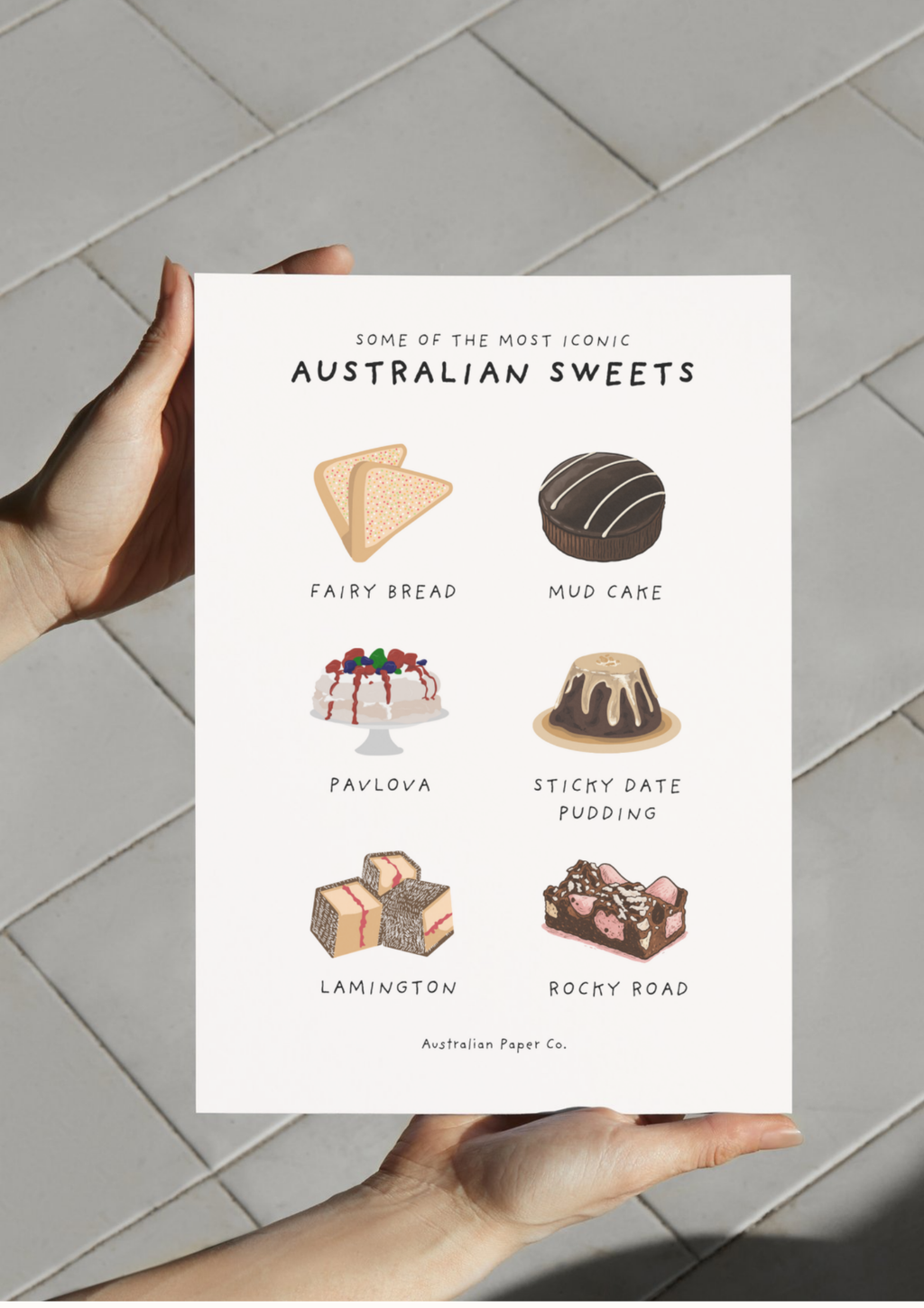 Australian Sweets Poster